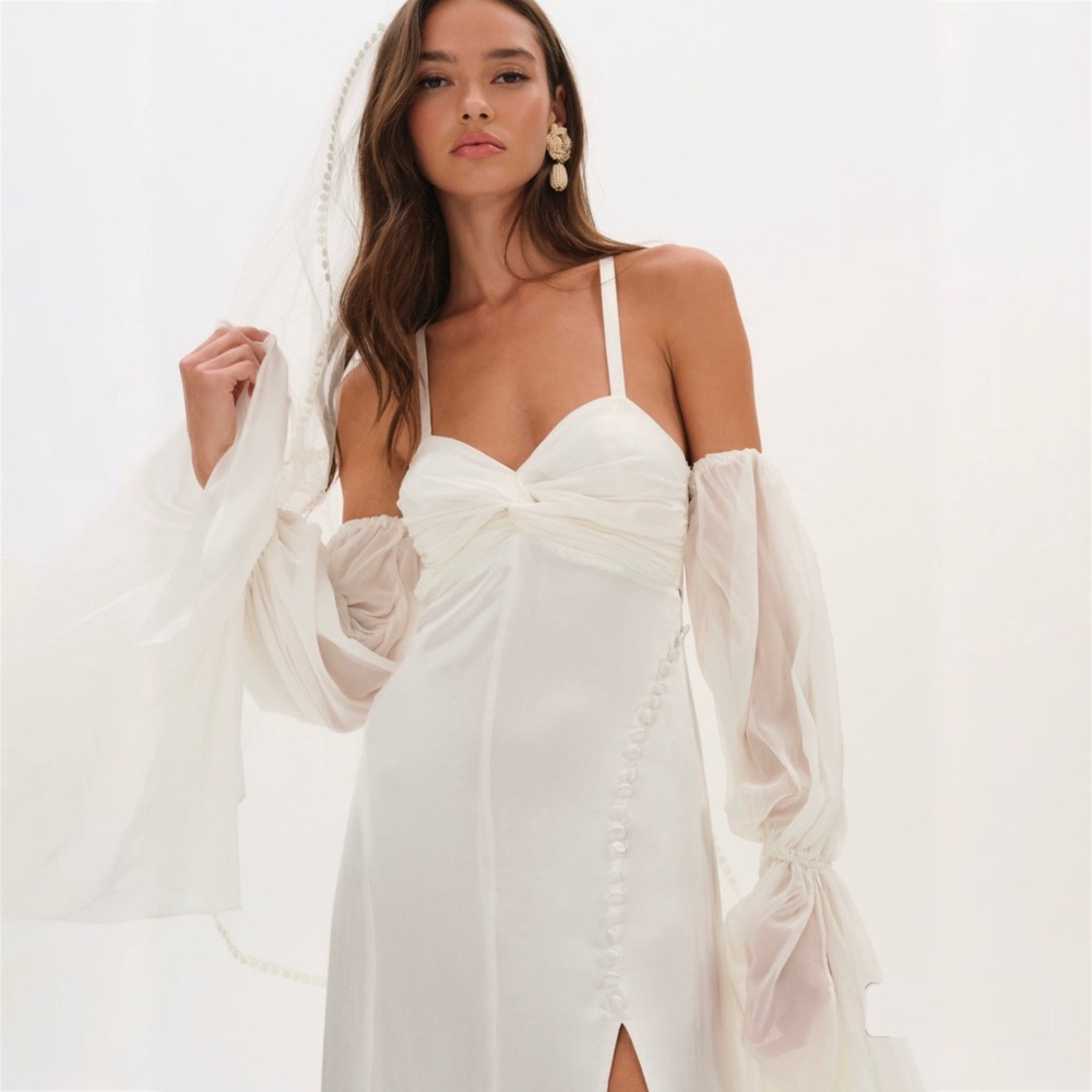 NWT For Love & Lemons Esme bridal gown XSmall Wedding